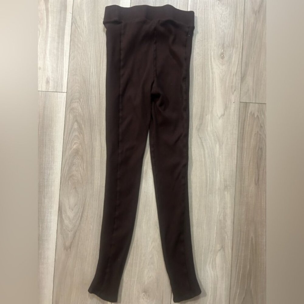 Naked wardrobe ripped brown legging